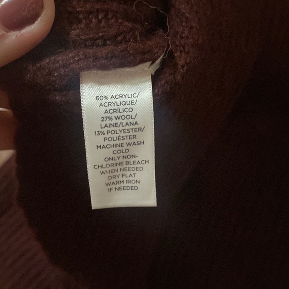 LOFT Ribbed Crewneck Sweater Size Medium Petite - Picture 4 of 4